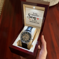 Wedding Day Gift for Son Openwork Watch