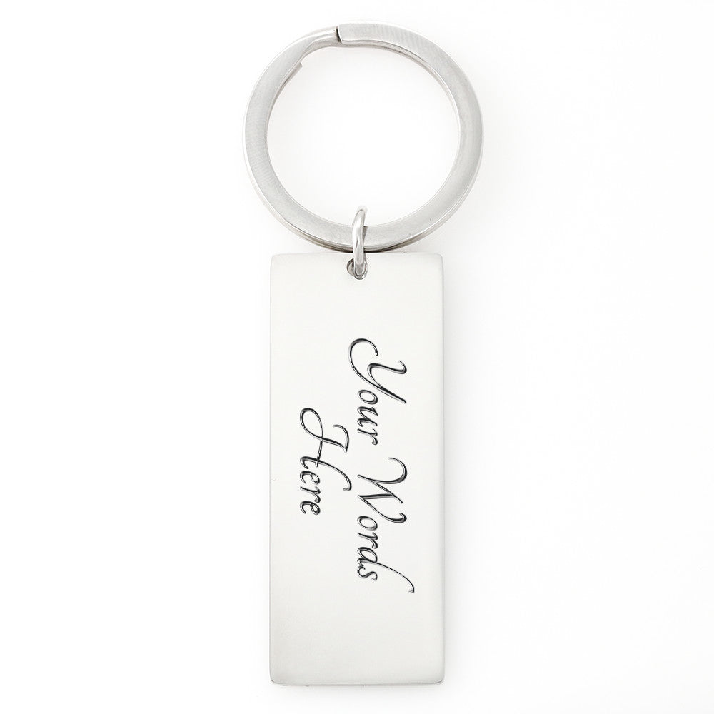 Gift for Dad Thanks For All the Wonderful Things You Do Keychain