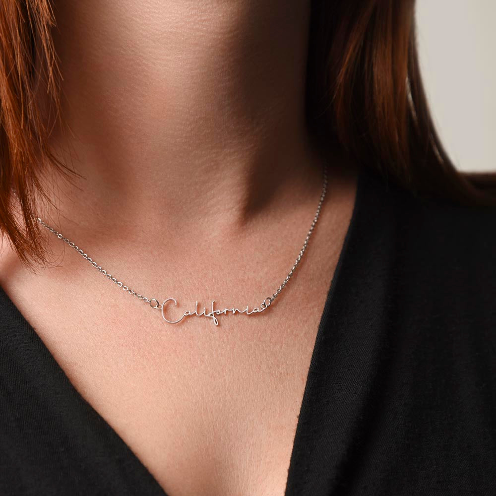 Signature Style Name Jewelry Necklace