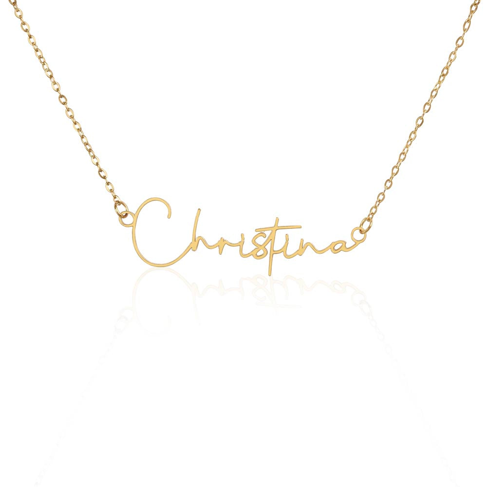 Signature Style Name Jewelry Necklace