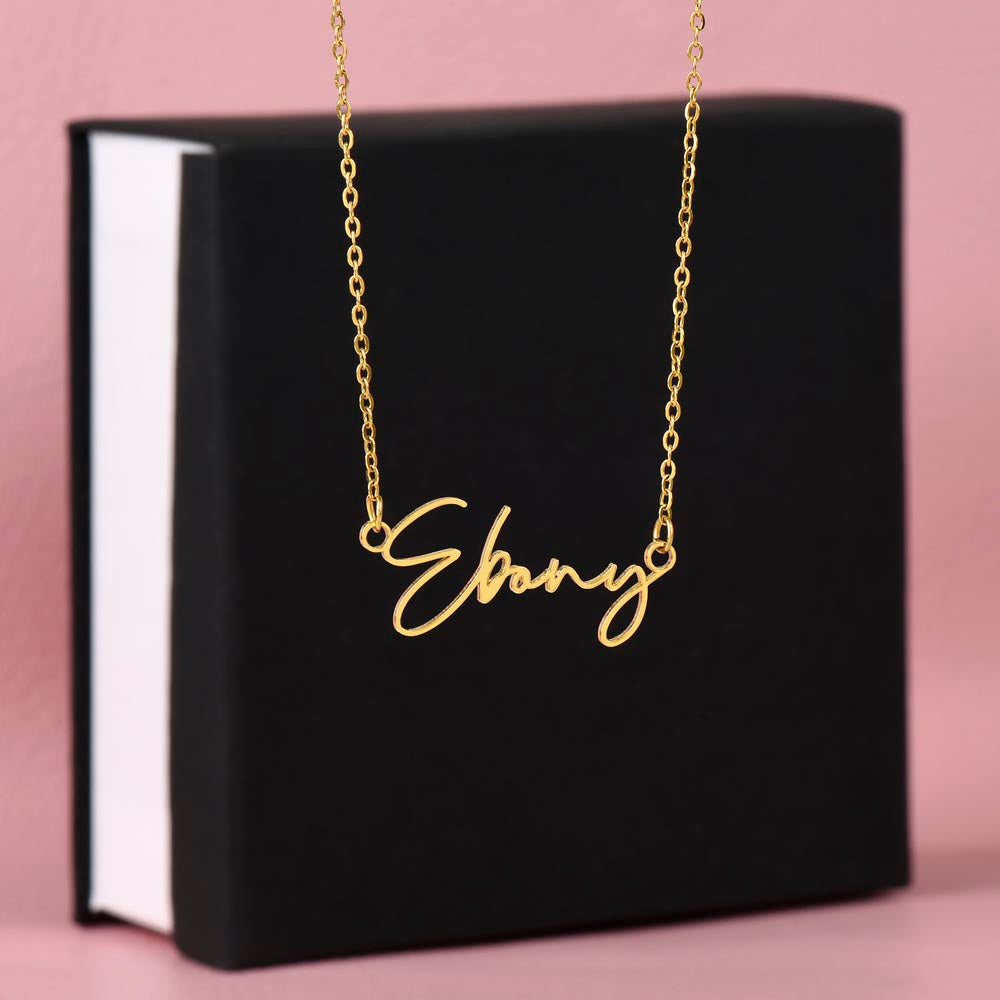 Signature Style Name Jewelry Necklace