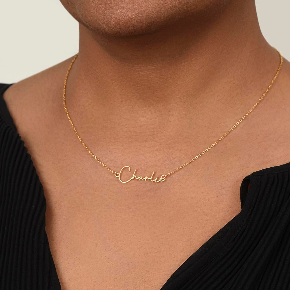 Signature Style Name Jewelry Necklace