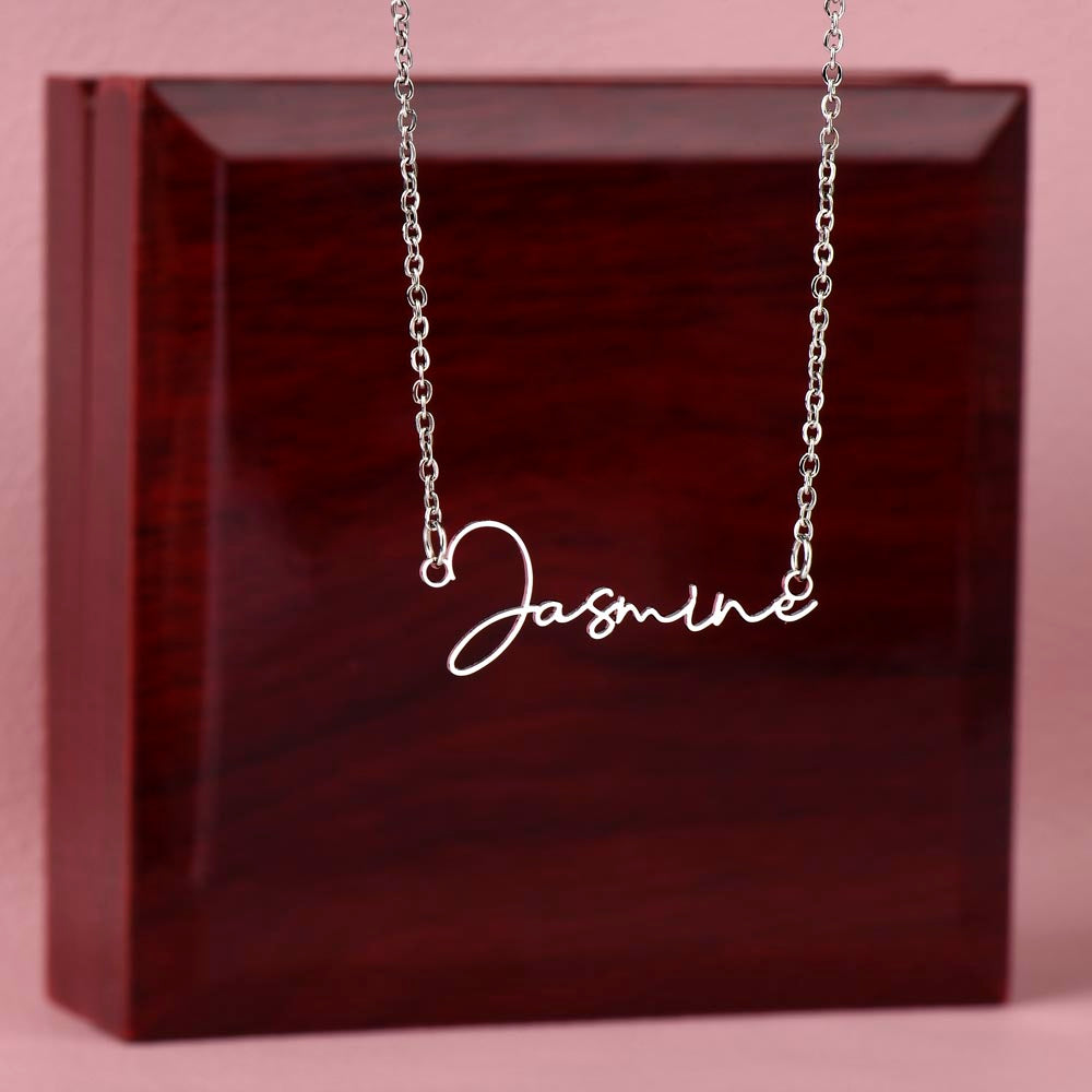 Signature Style Name Jewelry Necklace