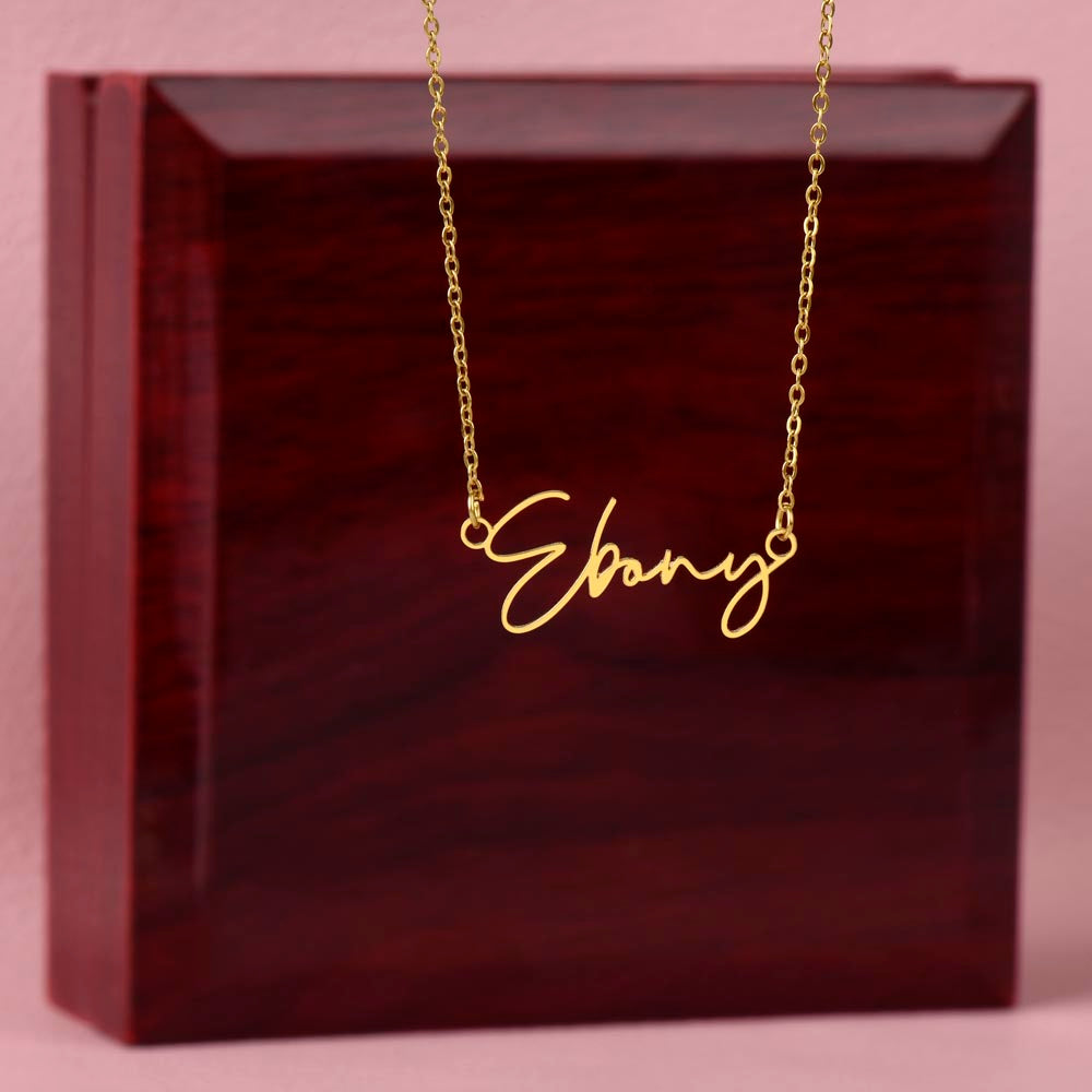 Signature Style Name Jewelry Necklace