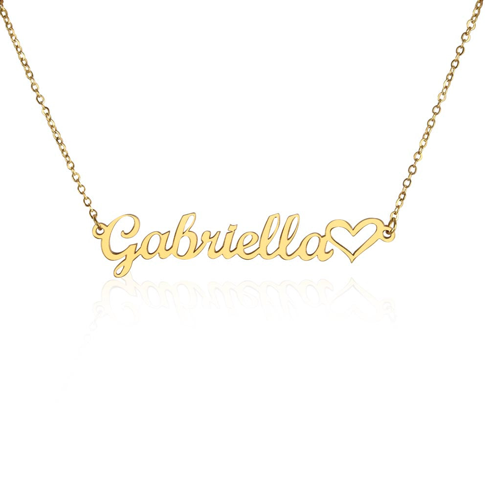 Personalized Heart Name Jewelry Necklace