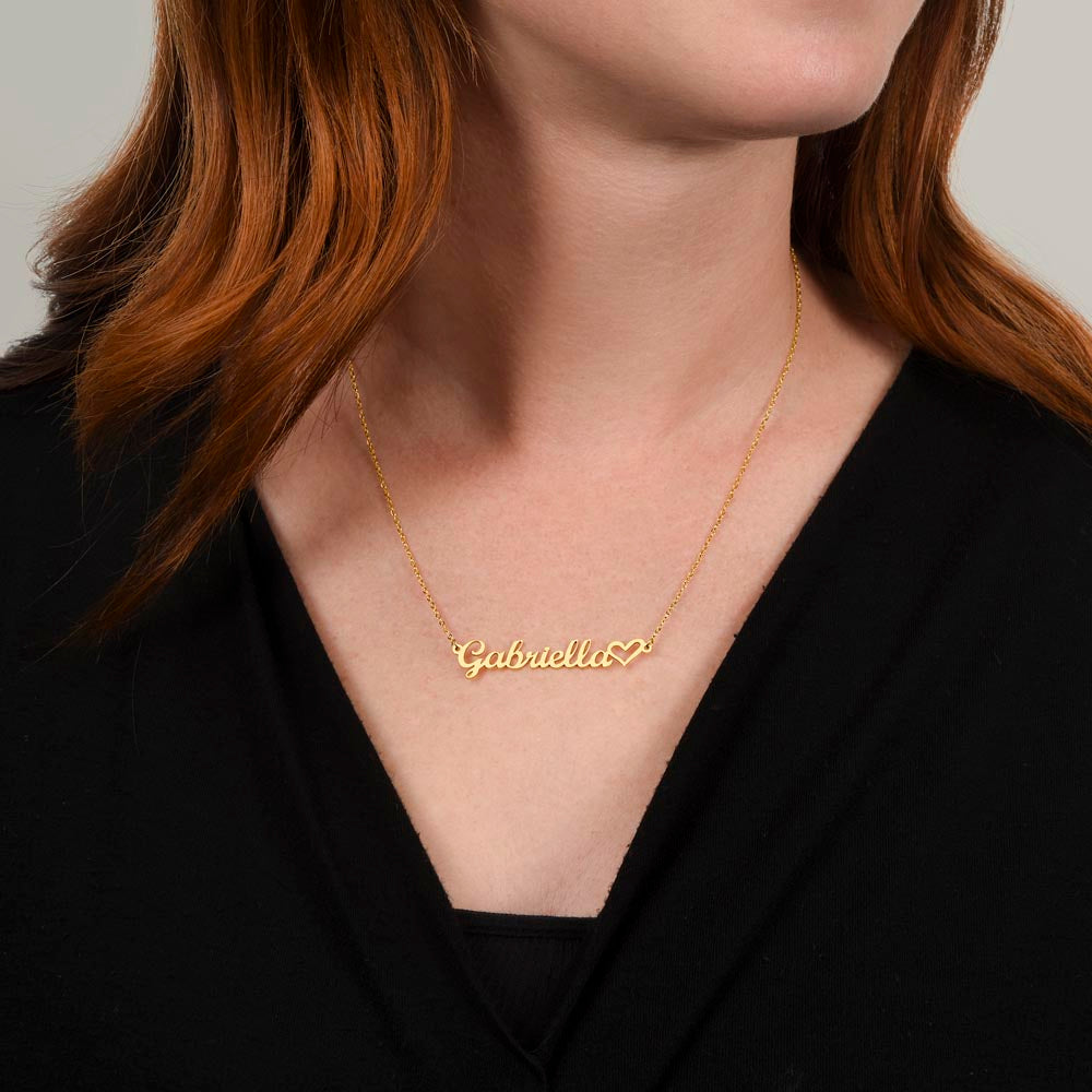 Personalized Heart Name Jewelry Necklace