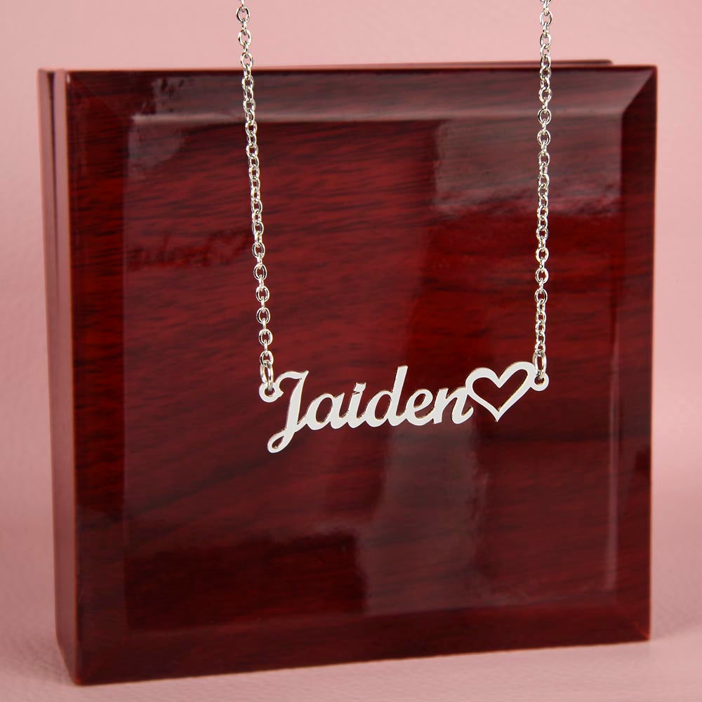 Personalized Heart Name Jewelry Necklace