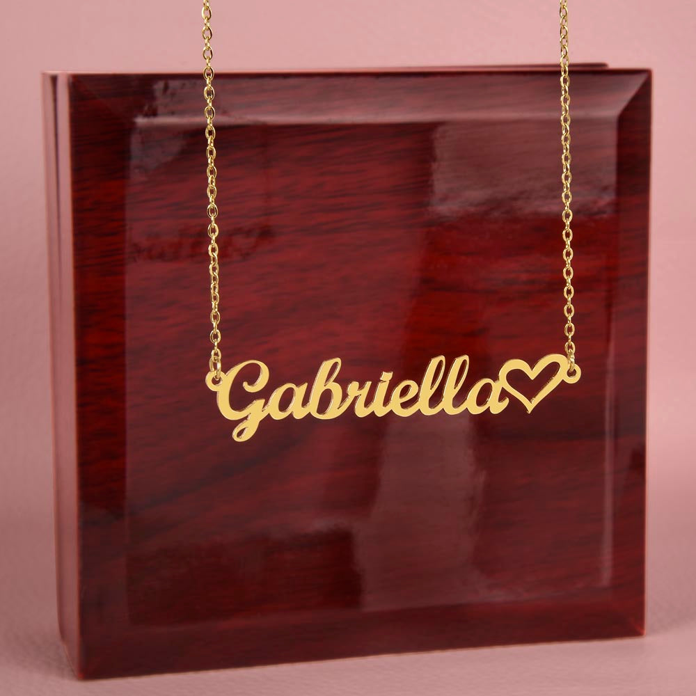 Personalized Heart Name Jewelry Necklace