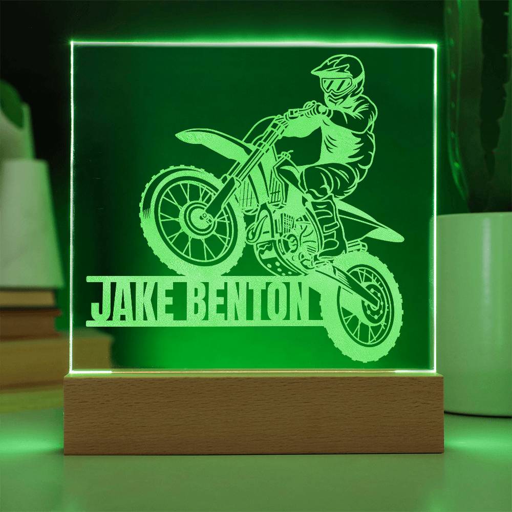 Motocross Acrylic Plaque