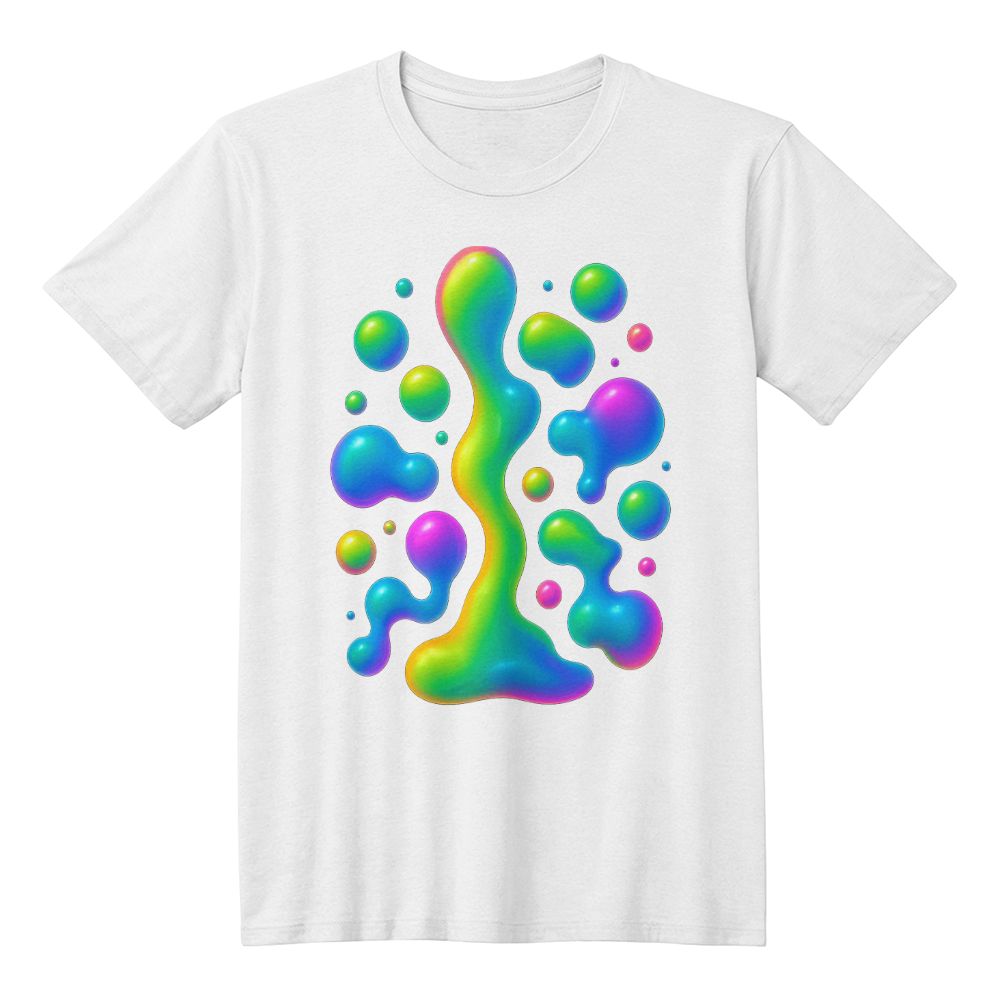 Mesmerizing Lava Lamp T-Shirt – Relaxing Blob Pattern