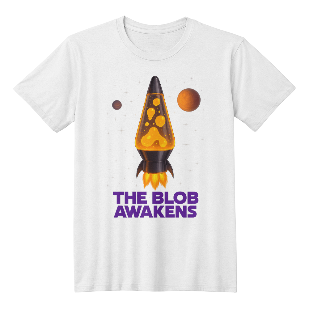 Rocket Ship to Mars Lava Lamp T-Shirt