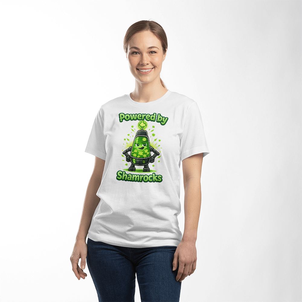Powered by Shamrocks Lava Lamp T-Shirt