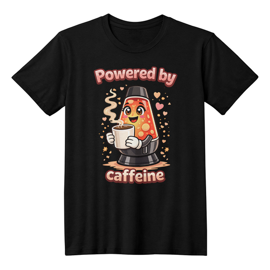 Powered by Caffeine Lava Lamp T-Shirt