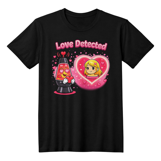 Love Detected Lava Lamp T-Shirt