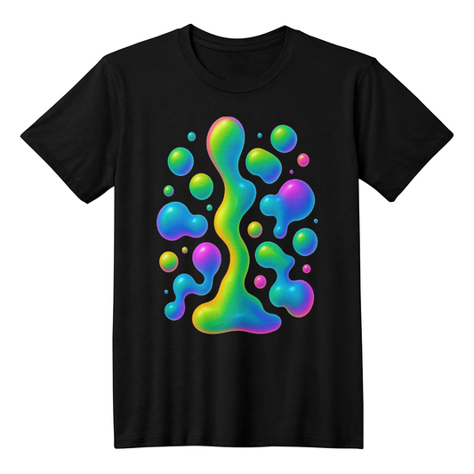 Mesmerizing Lava Lamp T-Shirt – Relaxing Blob Pattern