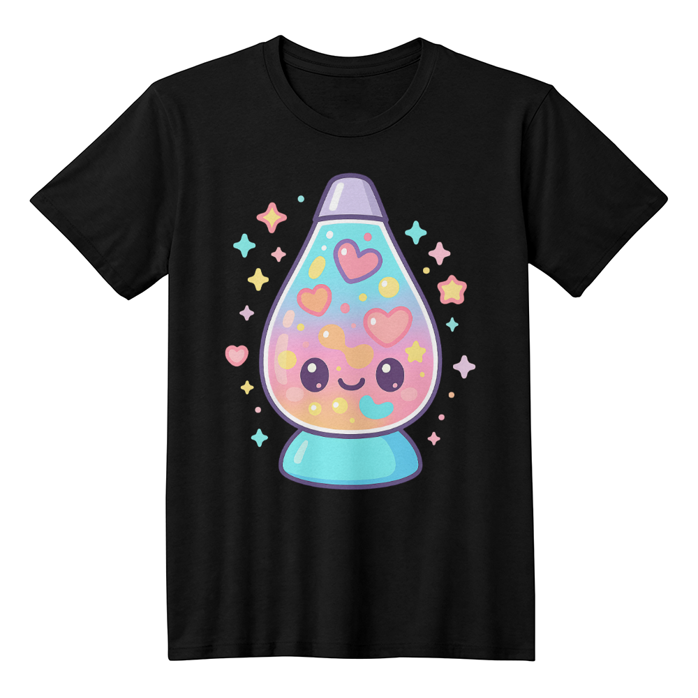 Kawaii Chibi Lava Lamp T-Shirt – Cute Pastel Buddy