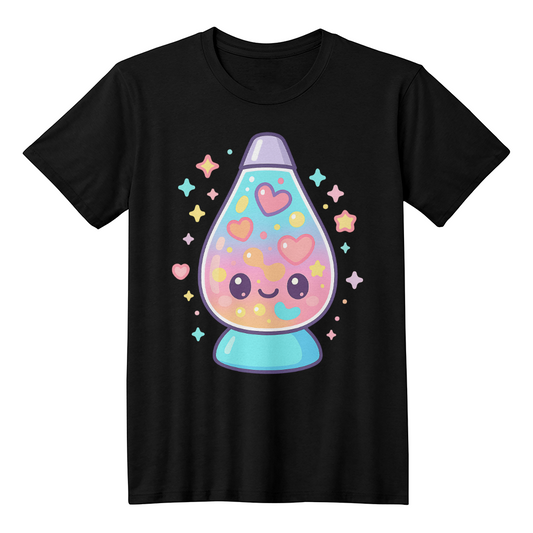 Kawaii Chibi Lava Lamp T-Shirt – Cute Pastel Buddy