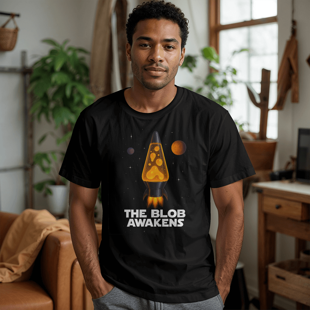 Cosmic Lava Lamp Rocket T-Shirt – The Blob Awakens