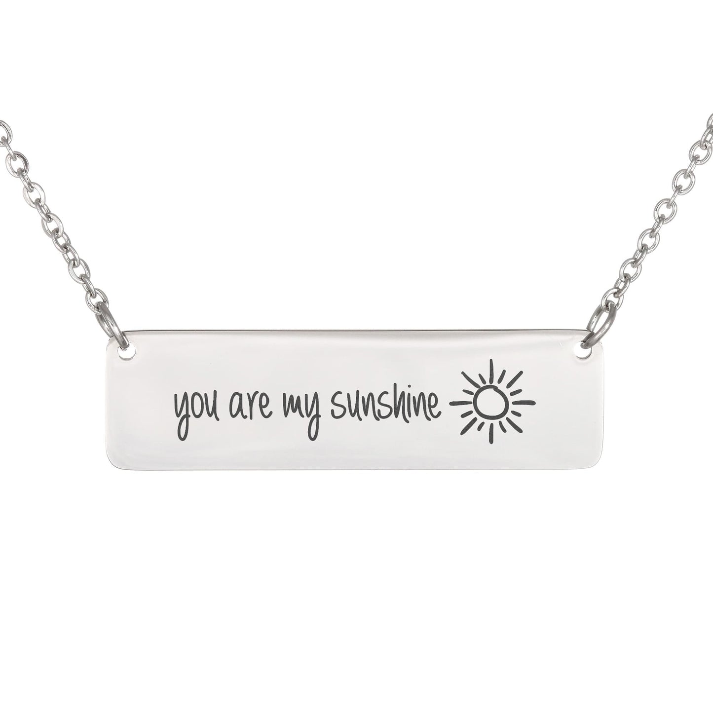 Gift For Daughter You Are My Sunshine Necklace