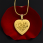 Heart Necklace Best Mom Ever with Personalize Name or Date
