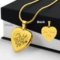 Heart Necklace Best Mom Ever with Personalize Name or Date