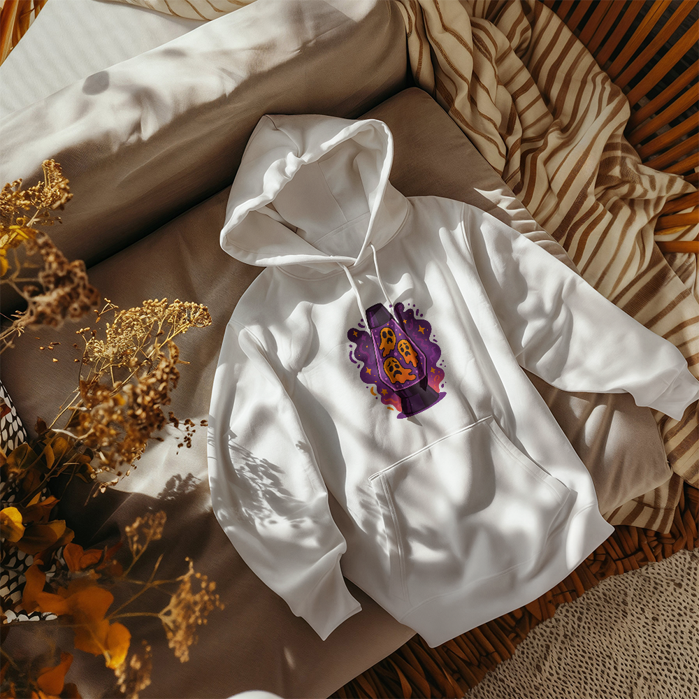Halloween Ghost Lava Lamp Hoodie – Spooky Weirdcore
