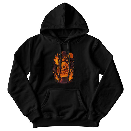 Skull Lava Lamp Hoodie – Halloween Fire Glow Design