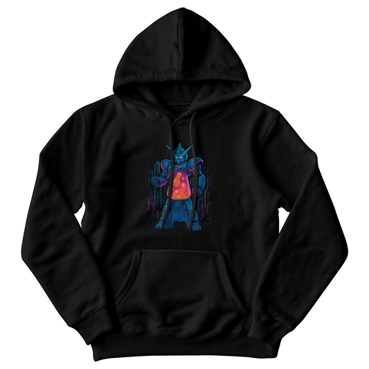 Anime Mecha Robot Lava Lamp Hoodie – Neon Sci-Fi Design