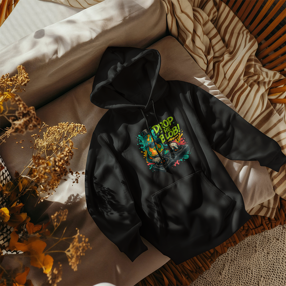 Funny DJ Lava Lamp Hoodie – Drop the Blob Meme