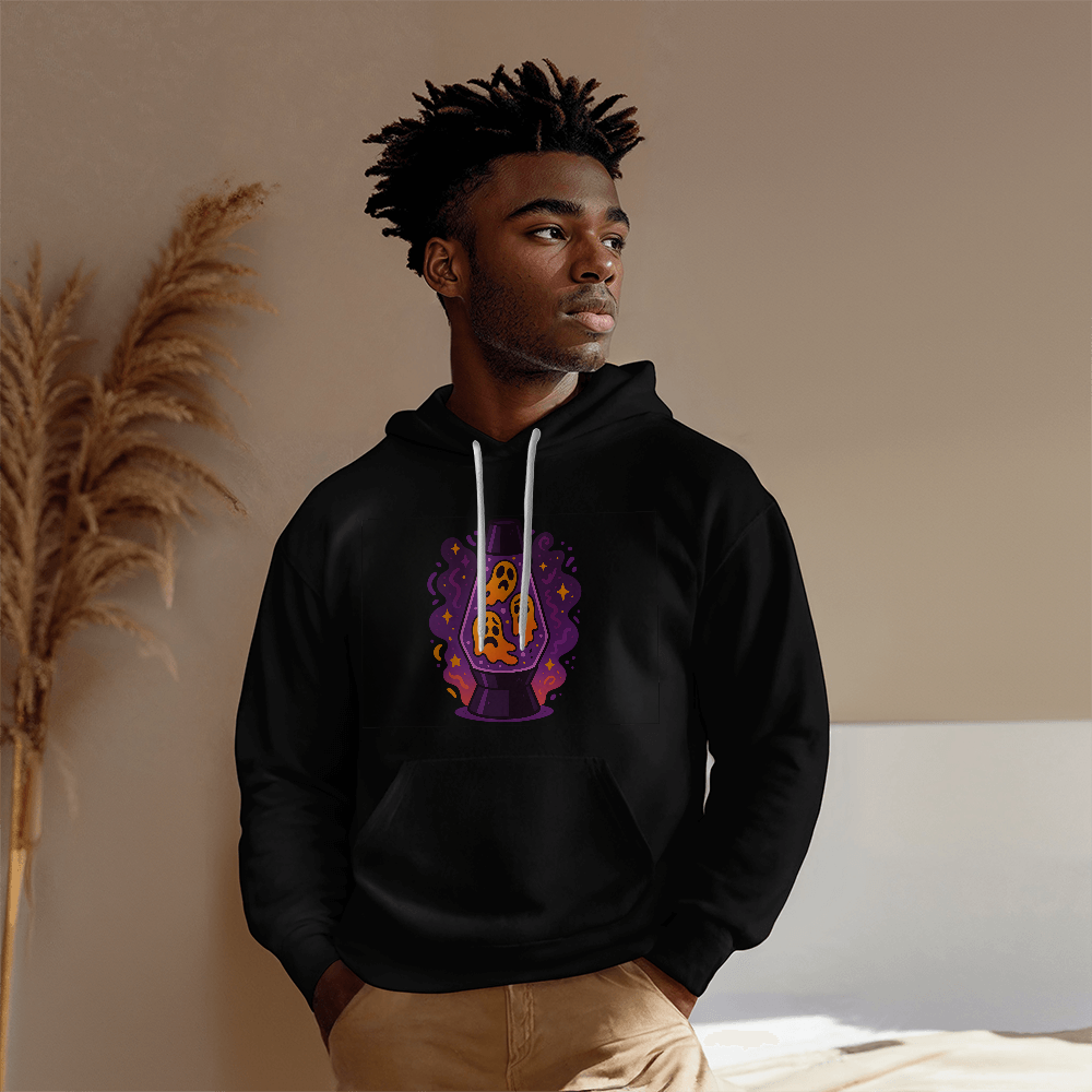 Halloween Ghost Lava Lamp Hoodie – Spooky Weirdcore