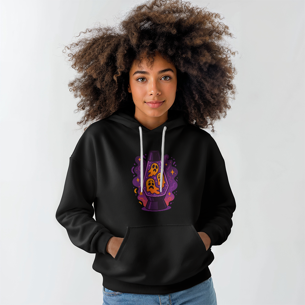 Halloween Ghost Lava Lamp Hoodie – Spooky Weirdcore