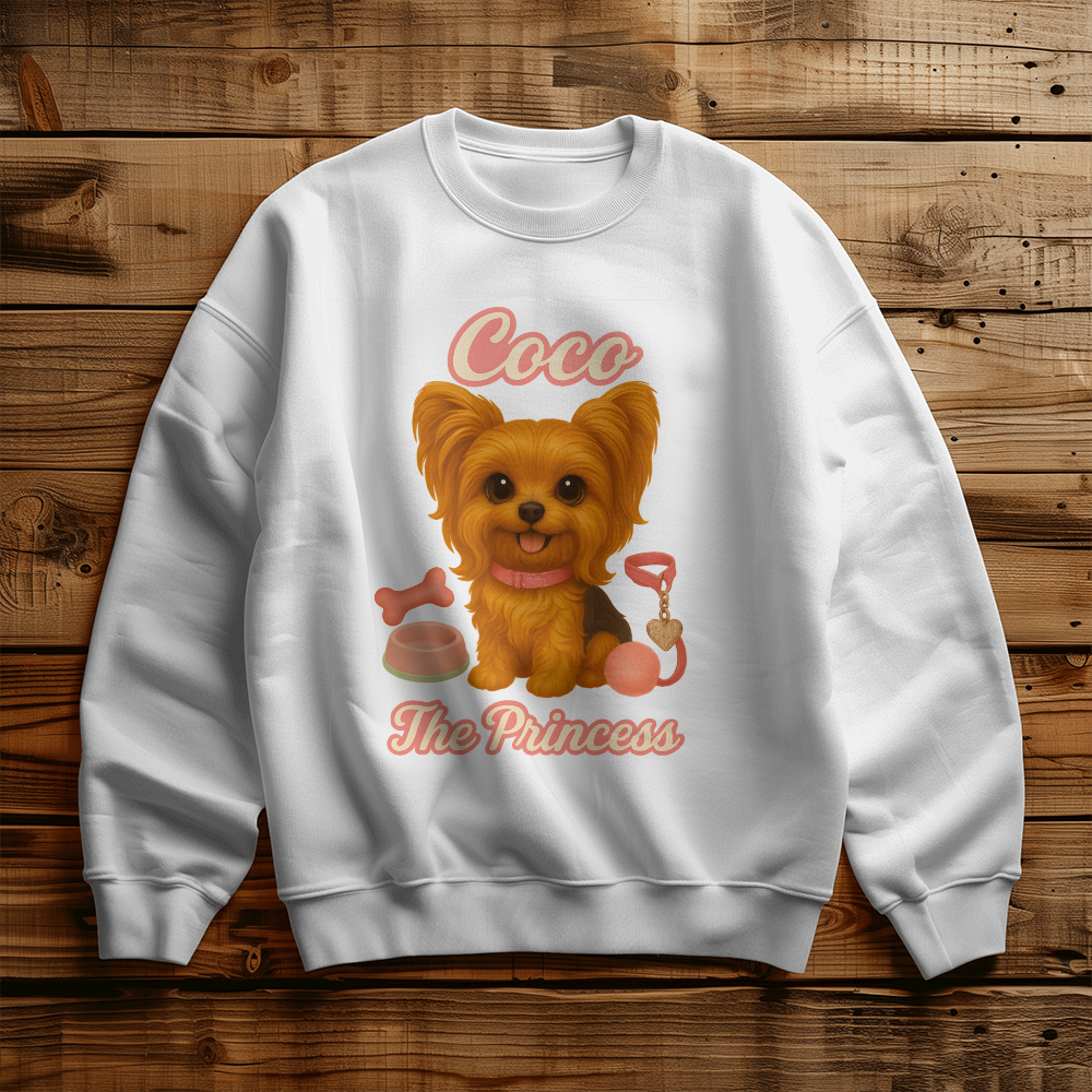 Custom Sweatshirt Your Pet Photo Turned AI Action Figure