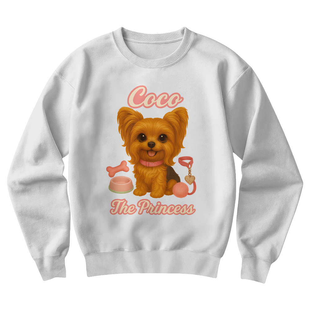 Custom Sweatshirt Your Pet Photo Turned AI Action Figure