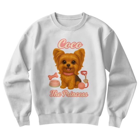 Custom Sweatshirt Your Pet Photo Turned AI Action Figure