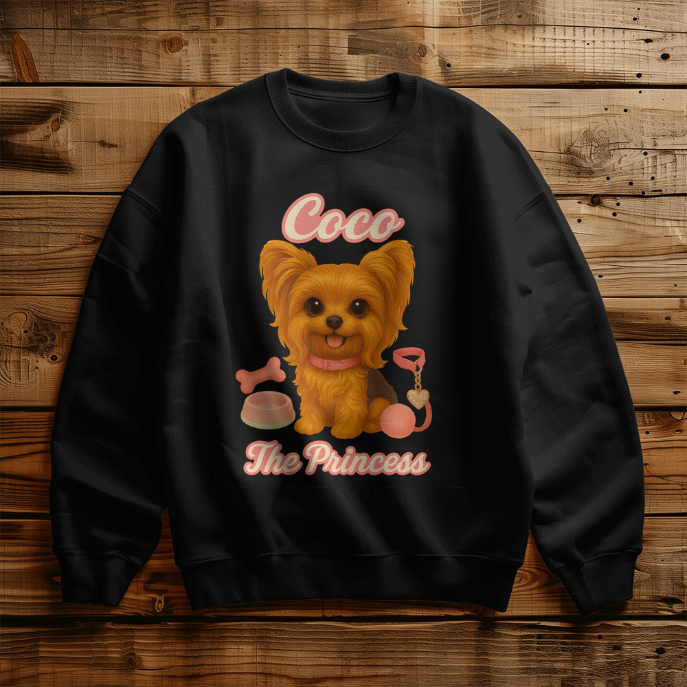 Custom Sweatshirt Your Pet Photo Turned AI Action Figure