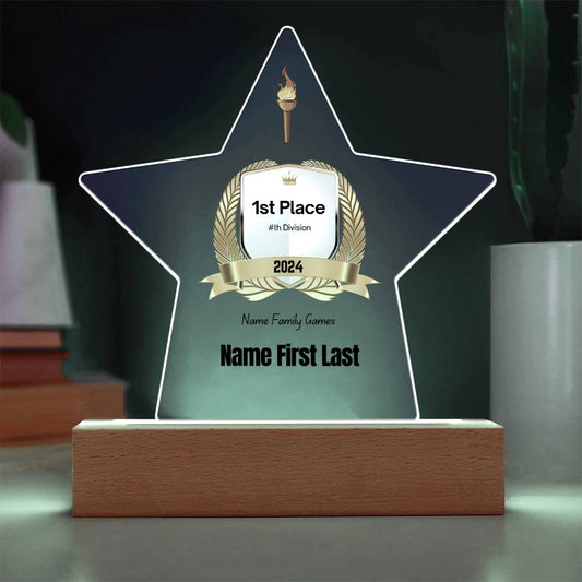 Family Games Award Plaque - 2 SO