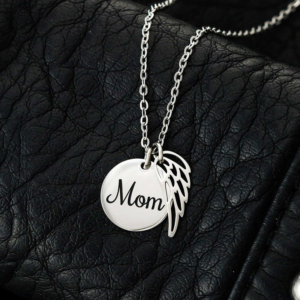 Always in my heart forever in my mind Mom Memorial Jewelry Necklace