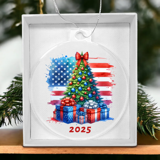 Patriotic Christmas Ornament